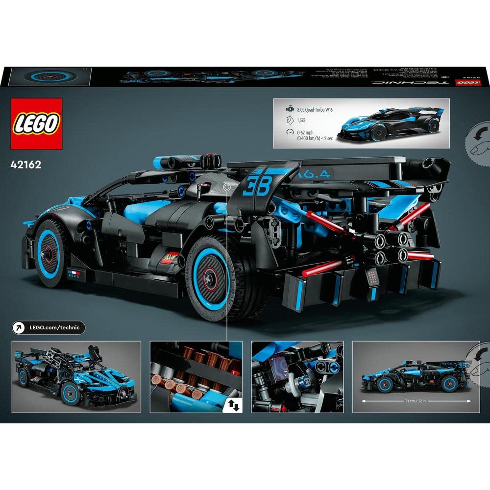LEGO Technic Bugatti Bolide Agile Blue 42162 Возраст 9 лет и старше