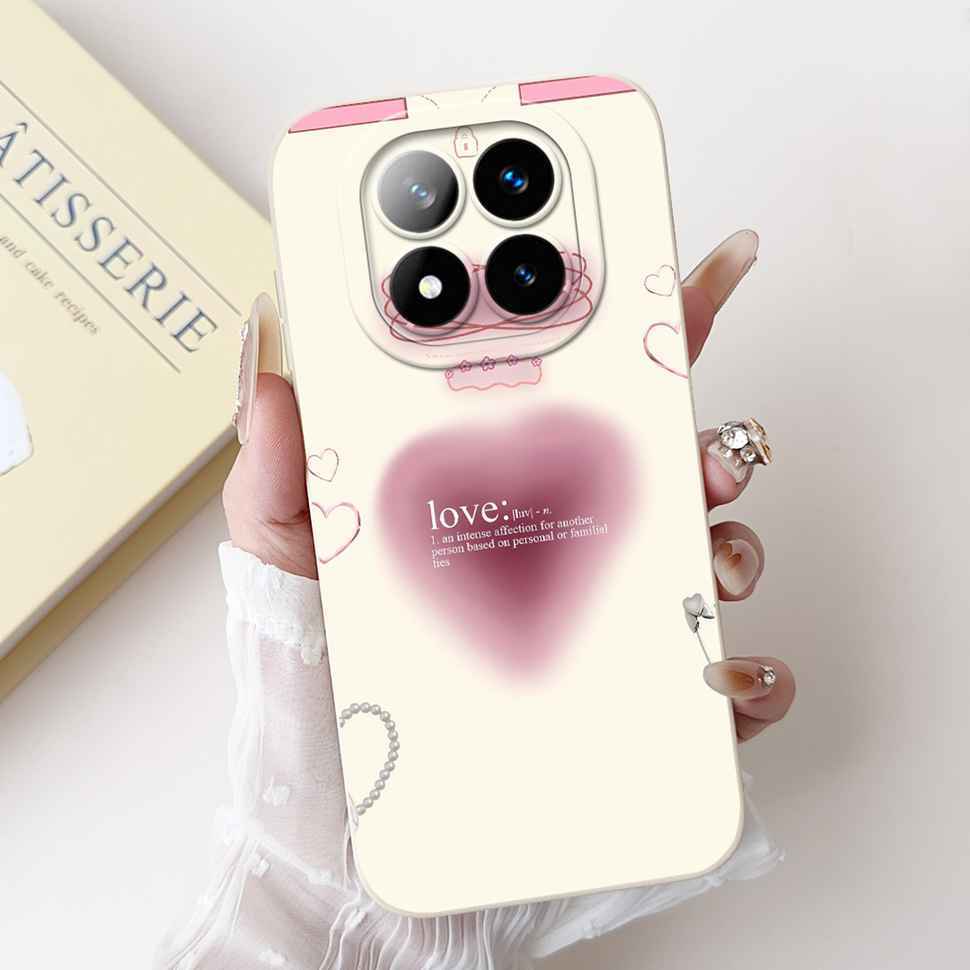 For Xiaomi Redmi Note 14 Pro+ 5G Case Cherry Print Cute Butterfly Soft Silicone Cover For Redmi Note 14Pro Plus 5G 6.67" Bumper