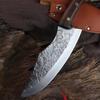 2022 New Forging Slaughter Skinning Knife Butchering Pig Cattle Sheep Fish Knife Pork Stall Deboning Meat Manganese Steel Kitchen Knife