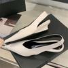 Street Style Pumps Women Pointed Toe Wedges Heels Elegant Slingbacks Party Slingback Mules Shoes Zapatos De Mujer