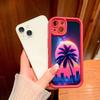For Huawei P50 Pro P40 Lite Honor 8X 9X X9 Tecno Spark Go Infinix Smart 8 Vivo V29 V30 Y02 Y16 Cartoon Coconut Tree Full Lens Protect Soft Phone Case