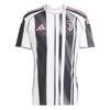 adidas Футбольная форма Juventus Aeroready 25/26 Домашняя версия для болельщиков, Мужская удобная простая бело-черная футбольная майка JJ4320
