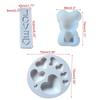 3D Медведь Сердце Любовь Силиконовая Форма для Печенья Фондант Форма для Торта Желе Конфеты Декор