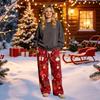 Женские фланелевые брюки с рождественским принтом для праздничного сезона