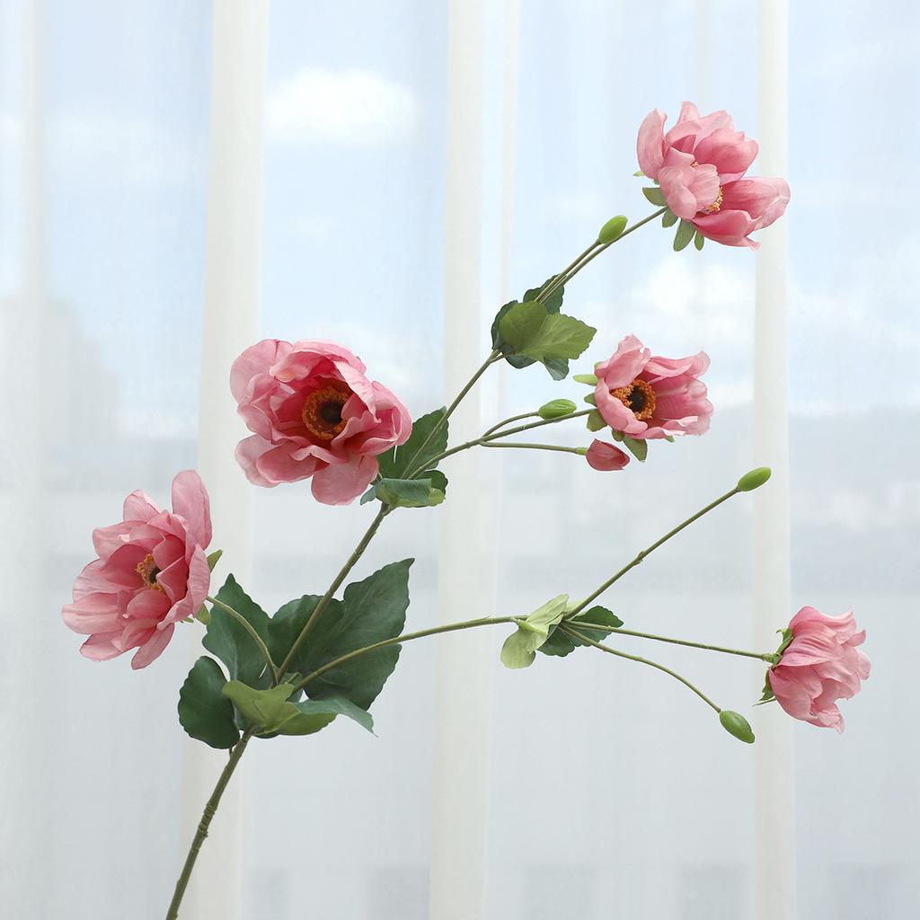 Simulation bouquet anemone, living room home decoration wedding layout simulation fake flower