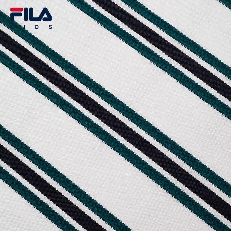 Fila Мальчишеская вязаная футболка-поло с коротким рукавом