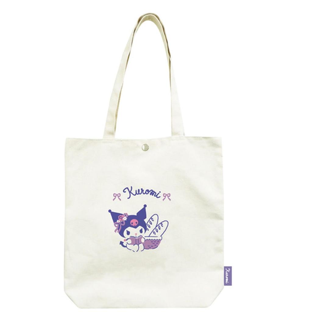 K Company Sanrio Characters Canvas Tote Kuromi CHT4-KU H36.5 X W35 X D8cm