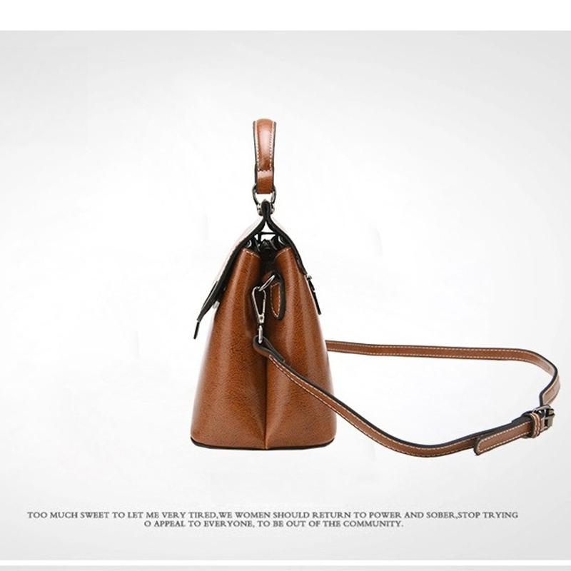 Женская сумка из натуральной кожи, модная сумка кроссбоди из коровьей кожи для леди, женская сумка через плечо для покупок и поездок в корейском стиле