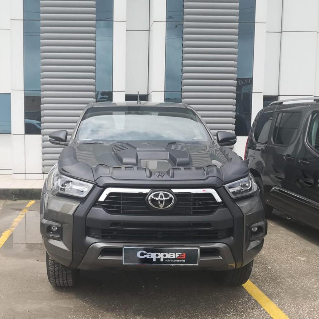 ДЛЯ HILUX Dragon Pack Защита капота 2015–2020 Защитный спойлер передний щиток от насекомых Дефлектор
