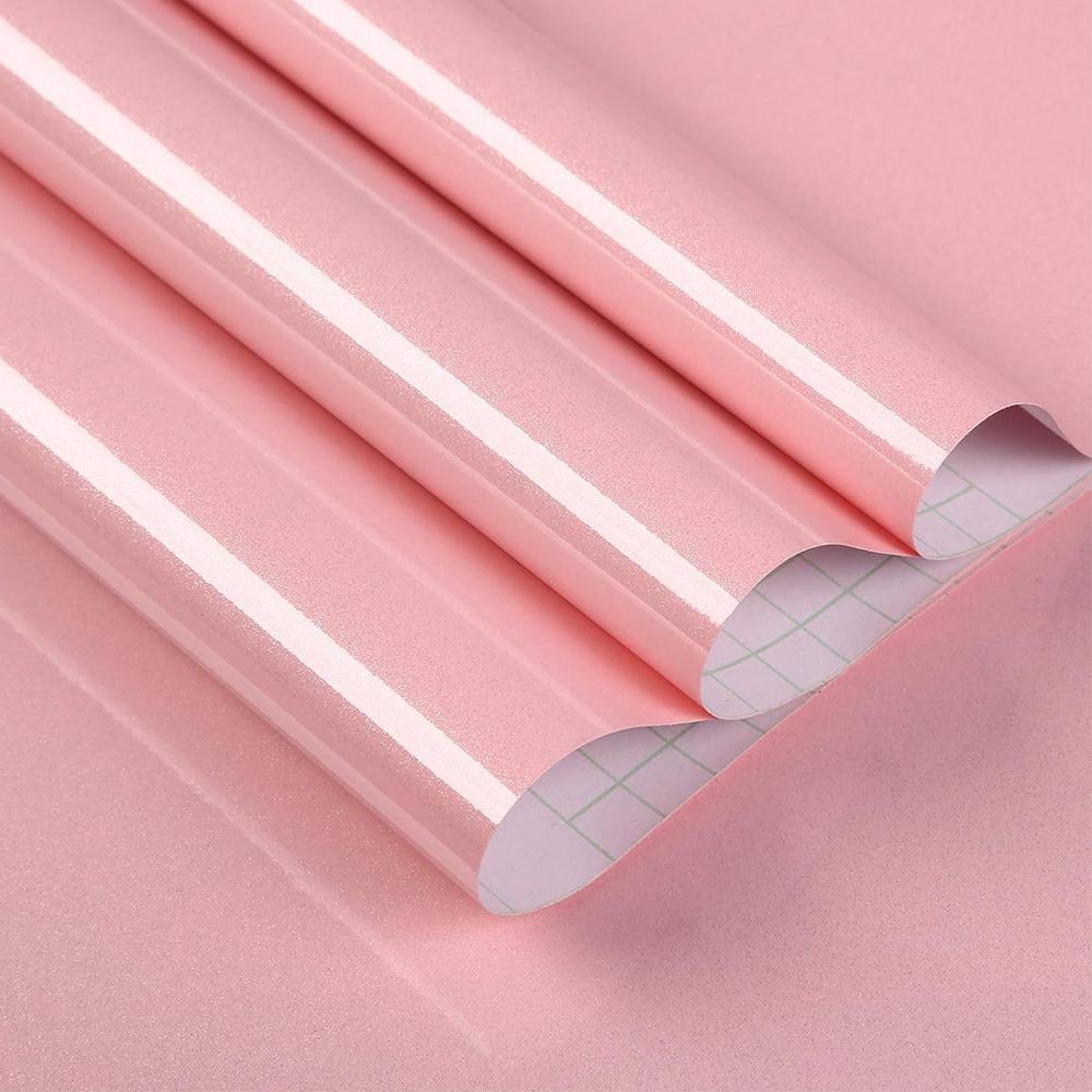 Glossy White Stickers Vinyl Self Adhesive Waterproof Oil Proof Sticker Kitchen Counter Panels Furniture Renovation Wallpaper