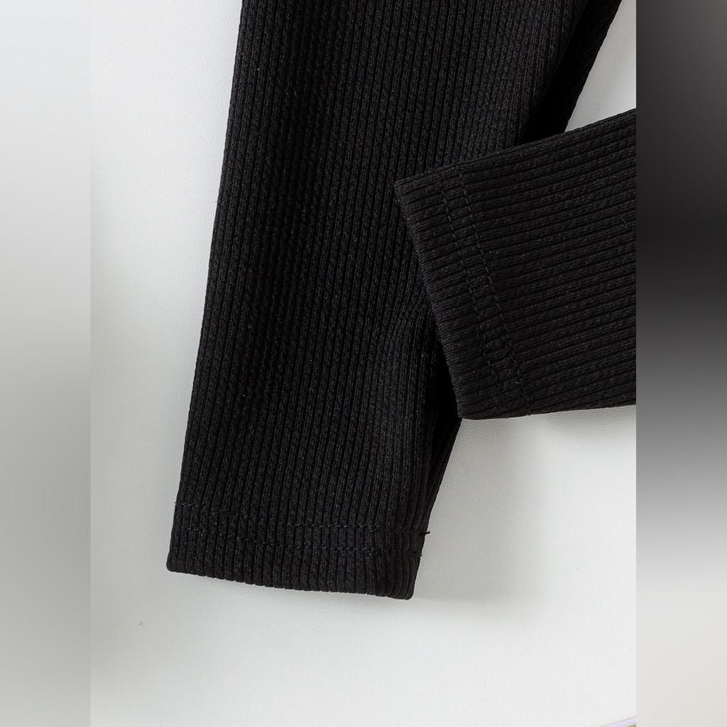 Kids Casual Long-Sleeve Set, Comfortable Daily Wear Outfits