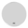 20X Magnifying Mirror with 3 Suction Cups Space Saving Portable Round Strong Suction Makeup Mirror