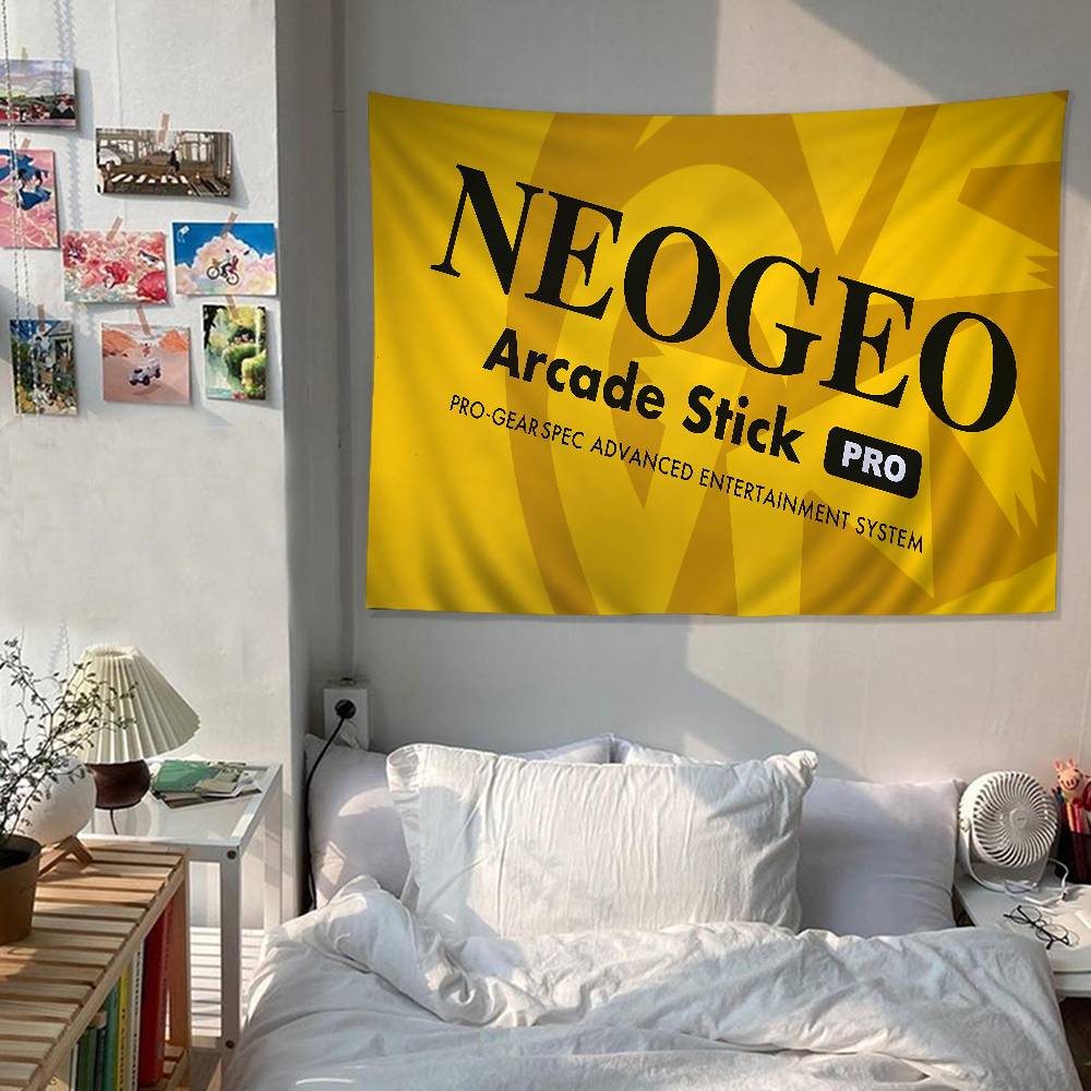 SSNK NNeogeo Neo Geo DIY Wall Tapestry Hanging Tarot Hippie Wall Rugs Dorm Home Decor