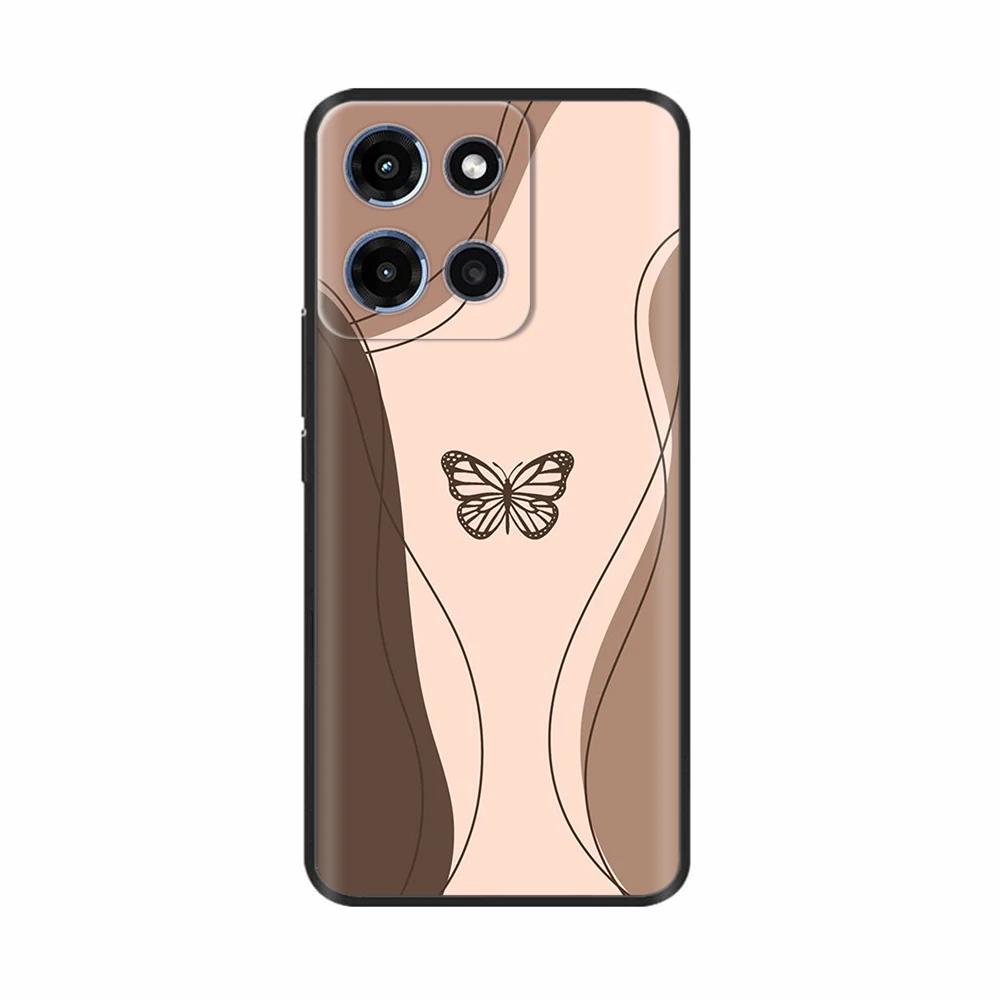 Для Motorola Мото G (2025) Чехол Милый Мультяшный Чехол для Телефона Мягкая Жидкая Силиконовая Задняя Крышка Для Moto G 2025 5G Силиконовые Чехлы Coque
