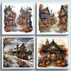 Комплекты стикеров-Kreuzstichset из Öko-Baumwolle 11 CT в стиле Halloween-Ha