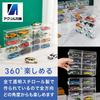 Acrylic Honpo Tomica Storage Tomica Case Mini Car Storage Collection Case Parking Display Viewing of 8 Squares X (Set 4)