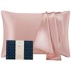 Tsuruwa Silk Pillowcase, 6A Grade 100% Silk, 22 Momme, Single-Sided Silk, Tencel, Envelope Closure, Washable, Reduces Friction, Promotes Beautiful Ski
