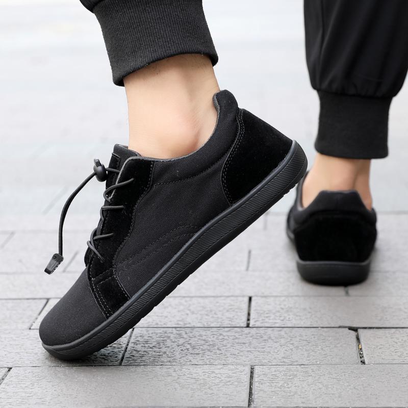 Мужские повседневные туфли на плоской подошве с широкими ладонями для вождения, женские ортопедические туфли, белые туфли для йоги и фитнеса, большой размер