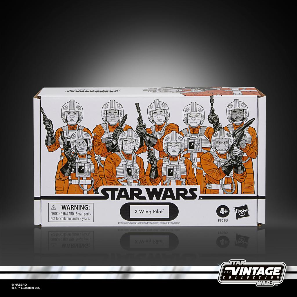 Star Wars Vintage Collection X-Wing Pilot 4-Pack Ahsoka 3.75-Inch Collectible Action Figures