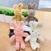 Car Keyring Key Chain Bunny Plush Doll Rabbit  Plush Doll Plush Keyring Bunny Plush Keychain