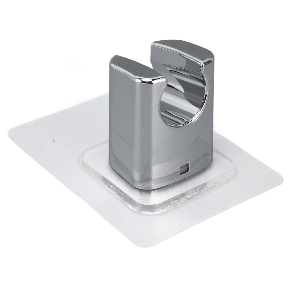 Adhesive Shower Head Holder ABS Material Shower Sprayer Hanger Shower Head Accessory Home Use