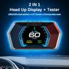 OBD GPS Head Up Display 4.3 Inch Car HUD Multi Functional Speedometer Clock KMH RPM Mileage Meter 12V Car Monitor Overspeed Alarm Digital P17