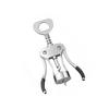 1pc Sommelier Waiter Corkscrew Spring Loaded Double Lever Wine Opener Waiter’s Bartender Accessory Stainless Steel and Wood