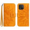 For Honor X5 4G HT04 Phone Wallet Case Sunflower Imprinted Leather Stand Phone Cover