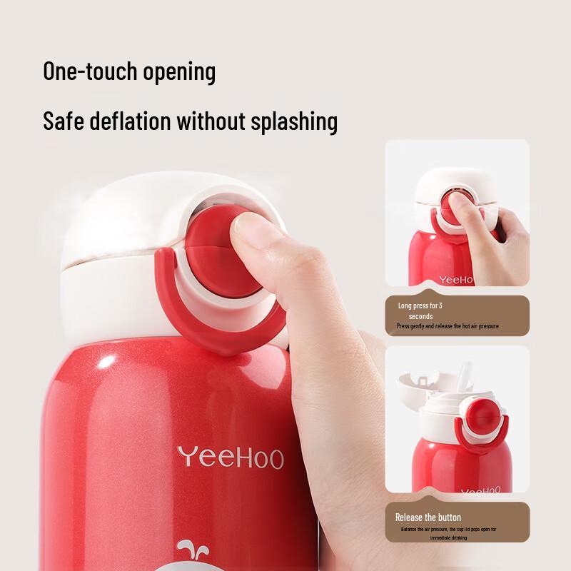 YEEHOO 316 Stainless Steel Insulated Straw Cup for Kids