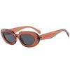  New Oval Women Fashion Sunglasses Shades UV400 Retro Punk Rivets Men Sun Glasses