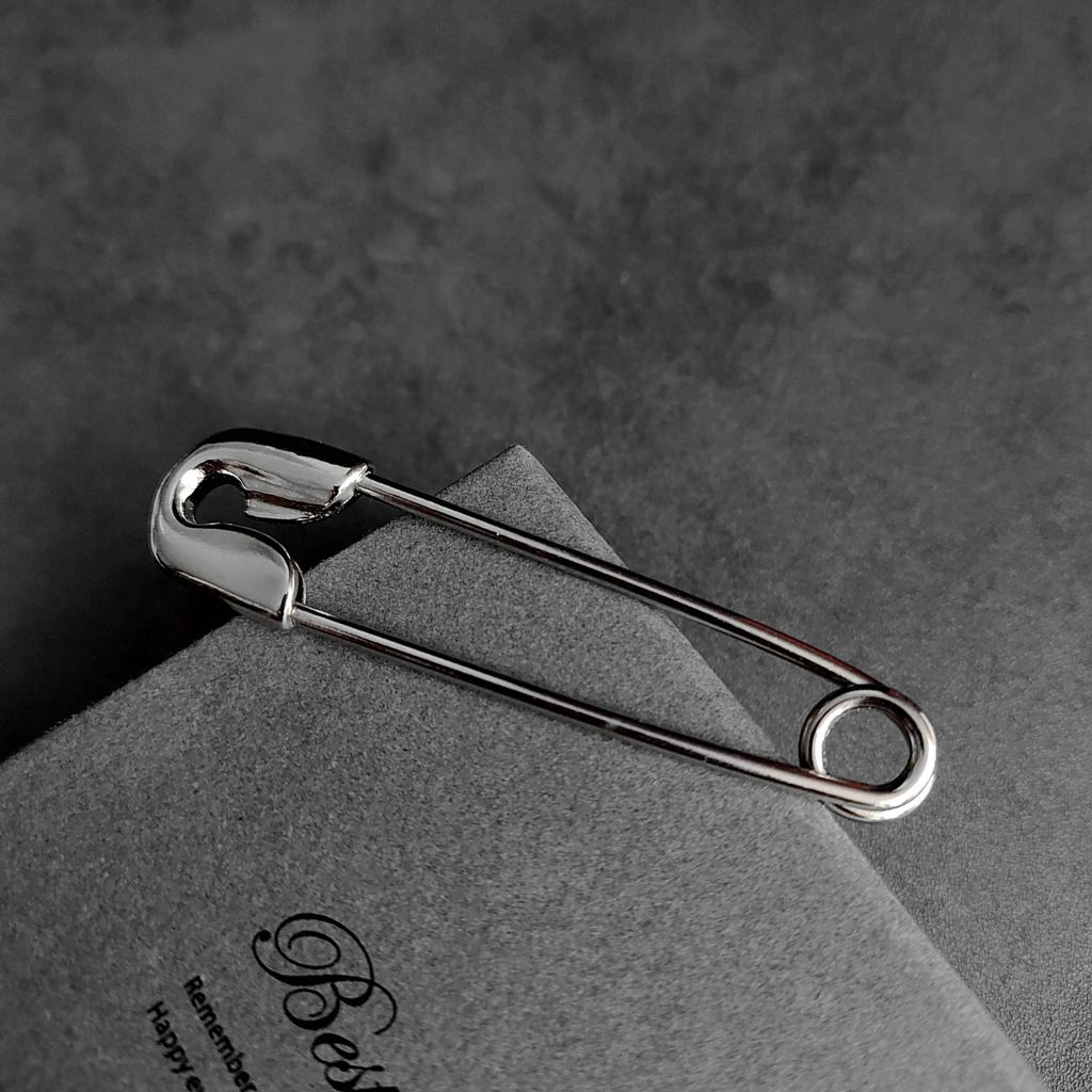 Fashionable Large Pins for Clothing Smooth Metal Safety Pins Jeans Dress Scarf Adjustable Pins