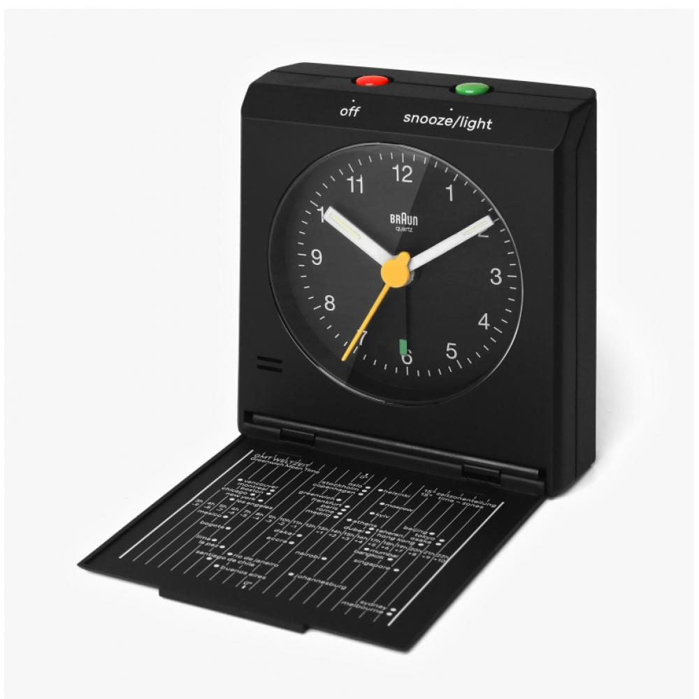 Braun Bc05b Classic Analog Travel Crescendo Alarm Low Noise Public Desk Clock