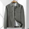 Light Luxury Spring Thin Jacket Men's Short Cargo Coat New Spring and Autumn Casual Lapel Men's Coat