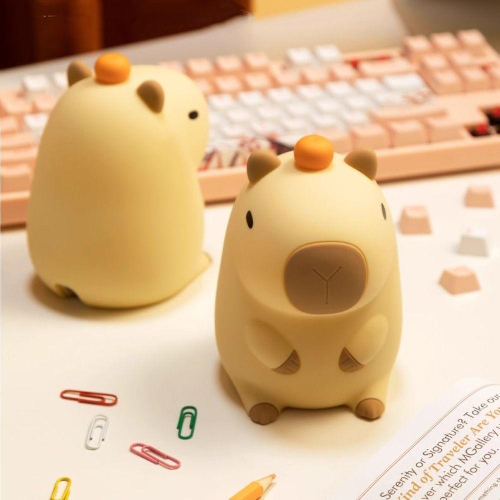 Colorful Capybara Night Light Adorkable Animal Lamp Portable Sleep Light  Birthday Present