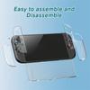 Detachable Protective Cover Crystal Game Console Shell Dockable Case for Nintendo Switch 2 Joycon