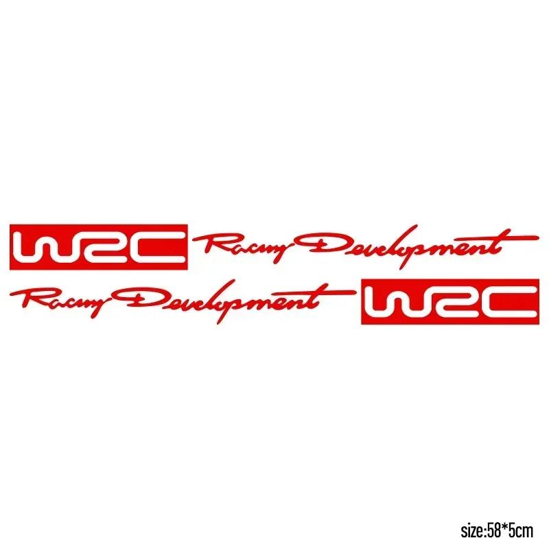 1 пара наклеек на борт раллийного автомобиля WRC, виниловые наклейки для стайлинга автомобиля, самоклеящиеся, для автотюнинга, DIY, декоративные наклейки, аксессуары