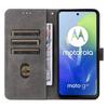 Чехол-книжка из кожи с RFID-блокировкой для Motorola Moto G04 4G/G04s 4G/G24 4G/G24 Power/E14 4G