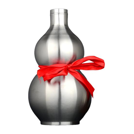 Бутылка для воды в форме тыквы 1500 мл из нержавеющей стали для спорта, путешествий, занятий в спортзале, привлекающая внимание бутылка для воды в форме тыквы в китайском стиле ретро для Monkey King