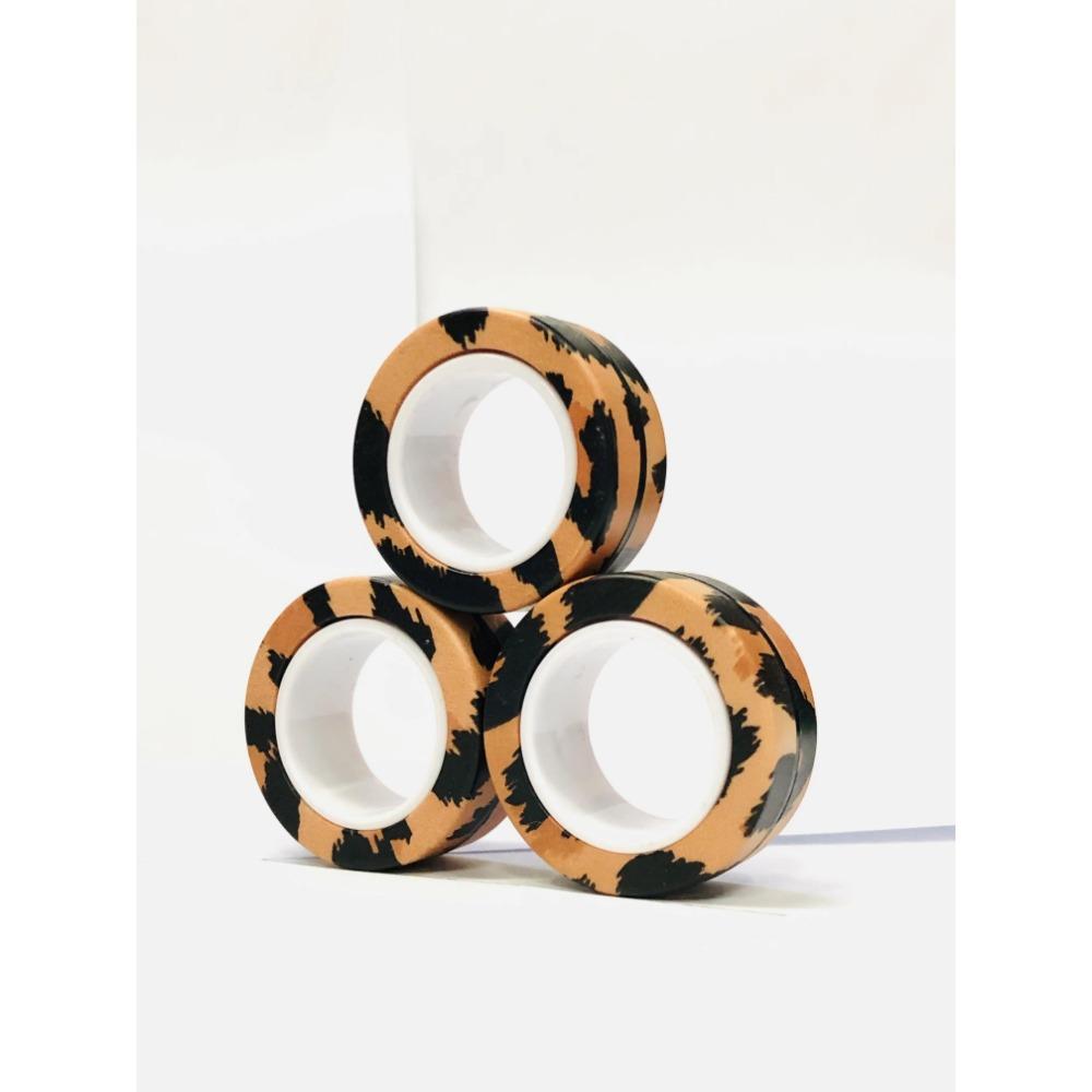 3 шт. Магнитные кольца на пальцы Разноцветный набор спиннеров для снятия стресса и тревоги