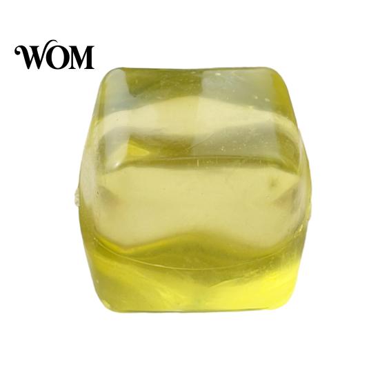 Soft Stress Ball Transparent Lemon Squeeze Toy, Relief Jellyfish Ice Cream Anxiety Toy Clear Cube Sensory for Kids Adults Reduction