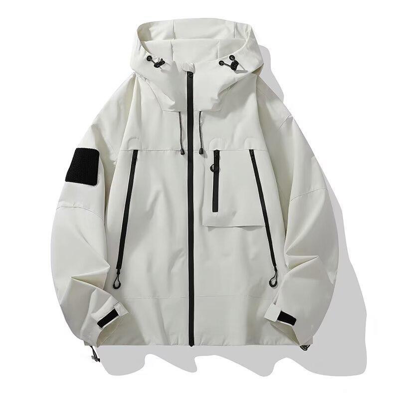 Men's Waterproof Windproof Soft Shell Jacket for Spring and Autumn