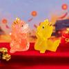 Cartoon Transparent Resin Dragon Ornaments Small Auspicious Dragons Dragon Figurine  Home