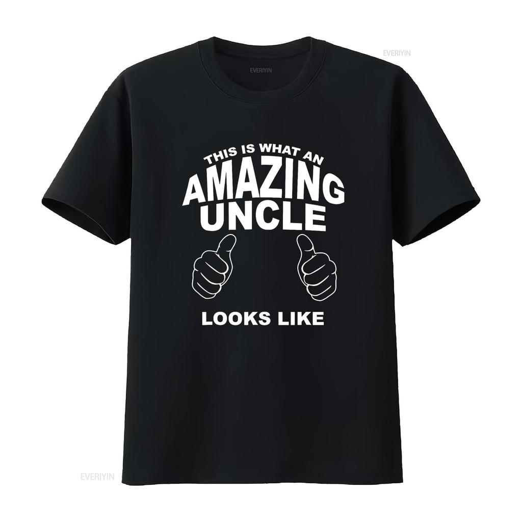 This Is What An Amazing Uncle Looks Like T Shirt vintage Washed Soft Versatile Stylish Casual Top For Everyday Wear fashion