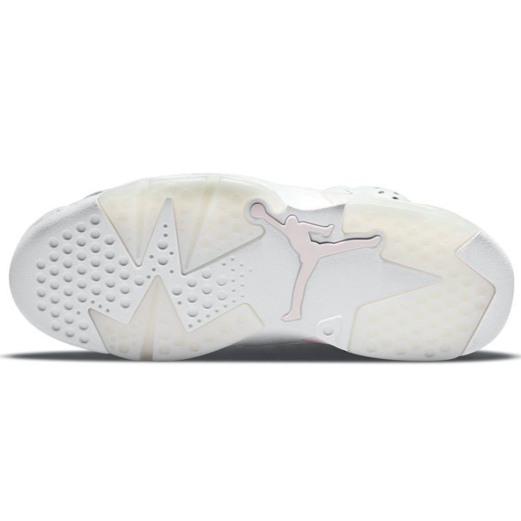 Женские кроссовки Air Jordan 6 Retro Gold Hoops Белый Sail Металлический-Золотой DH9696-100