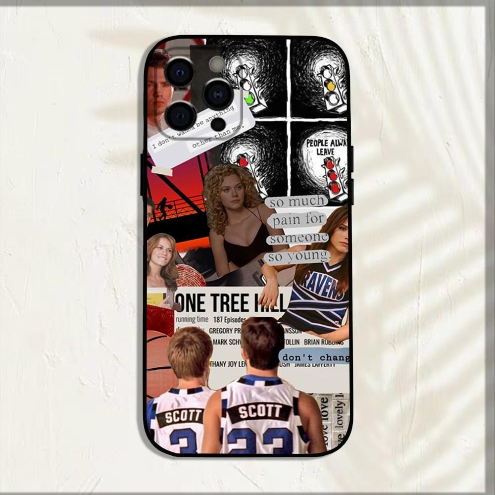 Чехол для телефона One Tree H-Hill Heart для iPhone 15,14,13,12,11,Pro,X,XS,Max,XR,Plus,Mini Мягкий черный чехол