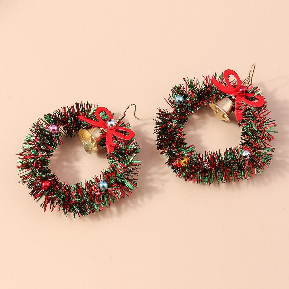 Fashion Resin Christmas Jewelry Earrings Santa Eardrop Snowman Ear Stud Christmas Tree Earring Reindeer Earrings Woman Girls