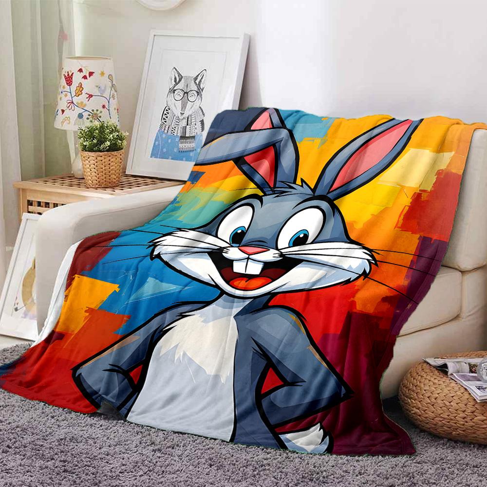 Looney Tunes Blanket Ultra-Soft Great for Bed Office Chair Couch for All Seasons Modern Gifts For Family Or Friends