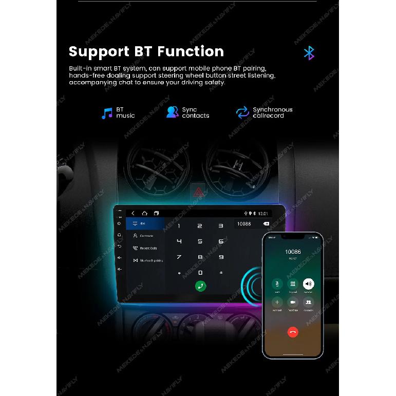 MEKEDE Android Auto Экран Автомагнитолы Для BMW E90 E91 E92 E93 2005-2013 Беспроводной Carplay WIFI Автомобильный Мультимедийный Стерео Видеоплеер