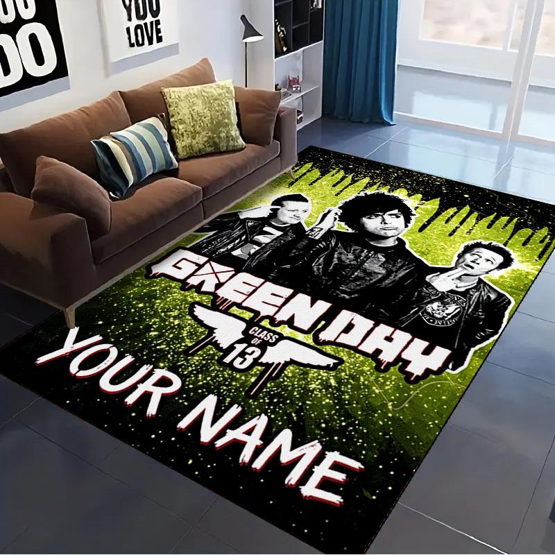 Индивидуальная лента Green Day Ковер для гостиной, спальни, дома, украшение для дивана, игровой коврик для детей, нескользящий коврик