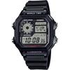 Casio Мировое время AE-1200WH-1AV Цифровые часы Черные Мужские Повседневный стиль